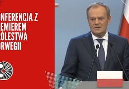 Spotkanie z mediami Premiera Donalda Tuska oraz Premiera Królestwa Norwegii Jonasa Gahra Støre.