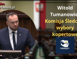 Poseł Witold Tumanowicz - Wystąpienie z dnia 07 grudnia 2023 roku.