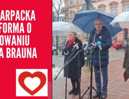 Podkarpacka PO o zachowaniu posła Brauna