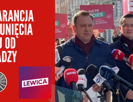 Sejmik Wojewódzki z Lewicą to gwarancja odsunięcia PiSu od władzy.