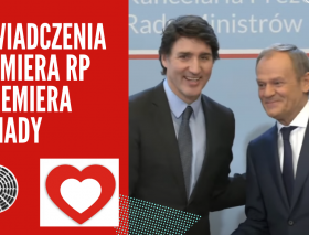 Oświadczenia Premiera Donalda Tuska i Premiera Kanady Justina Trudeau.