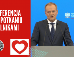Konferencja po spotkaniu z rolnikami