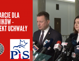 Wsparcie dla rolników - projekt uchwały: Konferencja PiS
