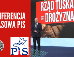 Podwyżka podatków na żywność: Konferencja PiS