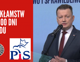 100 kłamstw na 100 dni rządu - Konferencja PiS