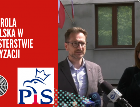 Kontrola poselska w Ministerstwie Cyfryzacji - konferencja PiS
