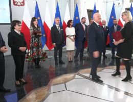 Posłanka Agnieszka Wojciechowska van Heukelom - Wręczenie zaświadczenia o wyborze 26 października 2023 roku.