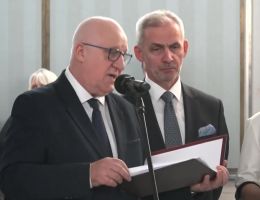 Poseł Andrzej Grzyb - Wręczenie zaświadczenia o wyborze 26 października 2023 roku.