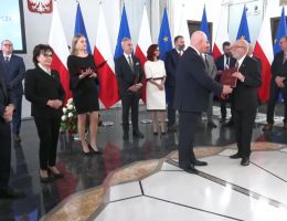 Poseł Apoloniusz Tajner - Wręczenie zaświadczenia o wyborze 26 października 2023 roku.