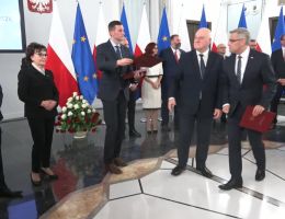 Poseł Dariusz Wieczorek - Wręczenie zaświadczenia o wyborze 26 października 2023 roku.