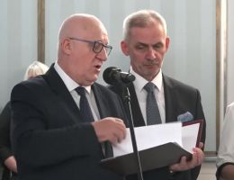 Poseł Grzegorz Bernard Napieralski - Wręczenie zaświadczenia o wyborze 26 października 2023 roku.