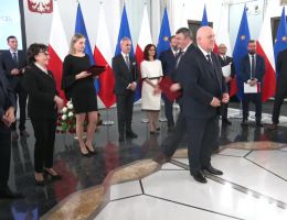 Posłanka Joanna Wicha - Wręczenie zaświadczenia o wyborze 26 października 2023 roku.