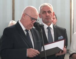 Poseł Marek Gzik - Wręczenie zaświadczenia o wyborze 26 października 2023 roku.
