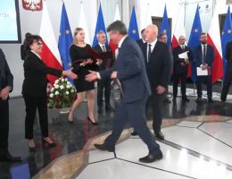 Posłanka Marta Wcisło - Wręczenie zaświadczenia o wyborze 26 października 2023 roku.