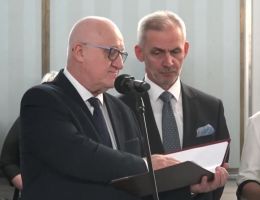 Poseł Sylwester Tułajew - Wręczenie zaświadczenia o wyborze 26 października 2023 roku.