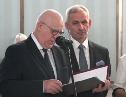 Poseł Witold Zembaczyński - Wręczenie zaświadczenia o wyborze 26 października 2023 roku.