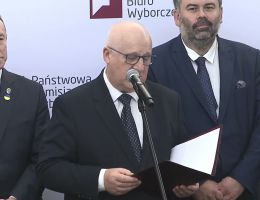 Senator Halina Bieda - Wręczenie zaświadczenia o wyborze 27 października 2023 roku.