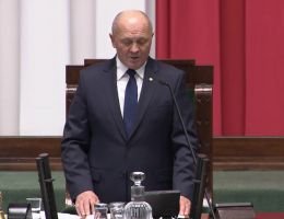 Poseł Piotr Górnikiewicz - Ślubowanie z dnia 13 listopada 2023 roku.