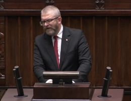 Poseł Grzegorz Braun - Oświadczenie z dnia 21 listopada 2023 roku.