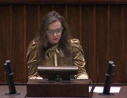 Posłanka Klaudia Jachira - Oświadczenie z dnia 21 listopada 2023 roku.