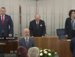 Senator Waldemar Witkowski - Ślubowanie z dnia 13 listopada 2023 roku.