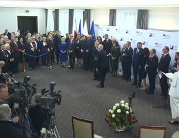 Senator Alicja Zając - Wręczenie zaświadczenia o wyborze 27 października 2023 roku.