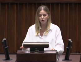 Posłanka Aleksandra Gajewska - Wystąpienie z dnia 22 listopada 2023 roku.