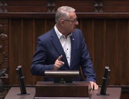 Poseł Marek Rząsa - Wystąpienie z dnia 22 listopada 2023 roku.