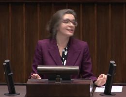 Posłanka Klaudia Jachira - Oświadczenie z dnia 22 listopada 2023 roku.