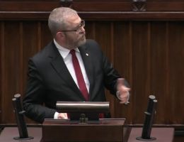 Poseł Grzegorz Braun - Oświadczenie z dnia 22 listopada 2023 roku.