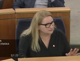 Senator Barbara Zdrojewska - Wystąpienie z dnia 30 listopada 2023 roku.