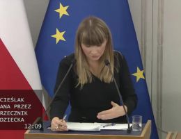 Senator Tomasz Lenz - Wystąpienie z dnia 30 listopada 2023 roku.