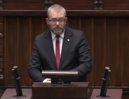 Poseł Grzegorz Braun - Oświadczenie z dnia 28 listopada 2023 roku.