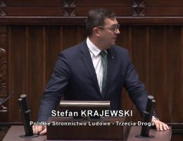 Poseł Stefan Krajewski - Wystąpienie z dnia 29 listopada 2023 roku.