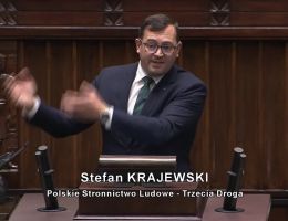 Poseł Stefan Krajewski - Wystąpienie z dnia 29 listopada 2023 roku.