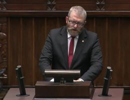 Poseł Grzegorz Braun - Oświadczenie z dnia 06 grudnia 2023 roku.