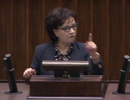 Posłanka Elżbieta Witek - Wystąpienie z dnia 21 grudnia 2023 roku.