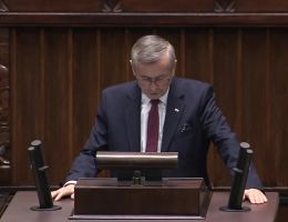 Poseł Tadeusz Tomaszewski - Oświadczenie z dnia 21 grudnia 2023 roku.