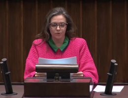 Posłanka Klaudia Jachira - Oświadczenie z dnia 16 stycznia 2024 roku.