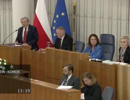 Senator Agnieszka Gorgoń-Komor - Wystąpienie z dnia 17 stycznia 2024 roku.