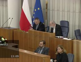 Senator Barbara Zdrojewska - Wystąpienie z dnia 24 stycznia 2024 roku.
