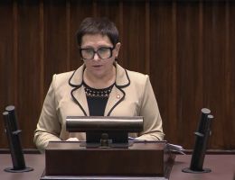 Posłanka Krystyna Sibińska - Wystąpienie z dnia 07 lutego 2024 roku.