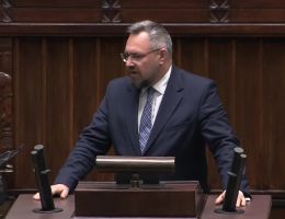 Poseł Mirosław Suchoń - Wystąpienie z dnia 09 lutego 2024 roku.