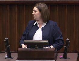 Posłanka Anna Gembicka - Wystąpienie z dnia 22 lutego 2024 roku.