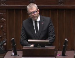 Poseł Grzegorz Braun - Oświadczenie z dnia 22 lutego 2024 roku.