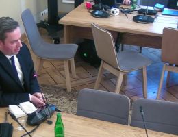 Poseł Marcin Ociepa -  06 marca 2024 roku.