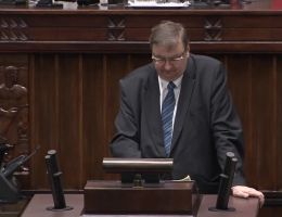 Poseł Szymon Giżyński - Oświadczenie z dnia 21 marca 2024 roku.