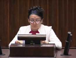 Posłanka Alicja Chybicka - Oświadczenie z dnia 21 marca 2024 roku.