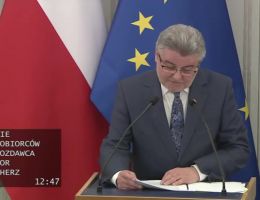Senator Janusz Pęcherz - Wystąpienie z dnia 18 kwietnia 2024 roku.