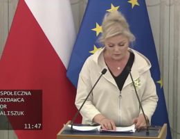 Senator Ewa Kaliszuk - Wystąpienie z dnia 08 maja 2024 roku.